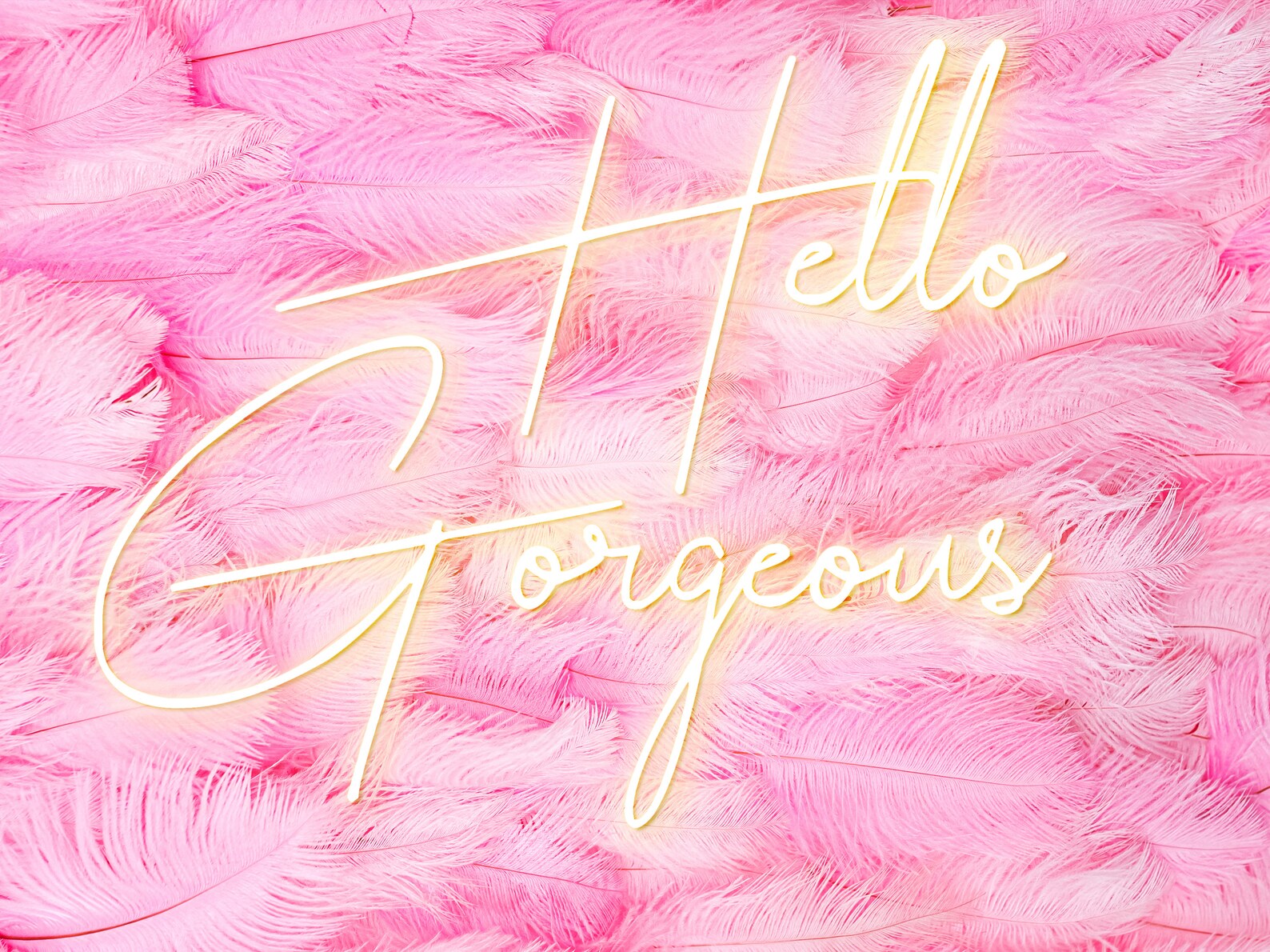 Hello Sign Custom Neon Sign Wall Art Led Light Etsy