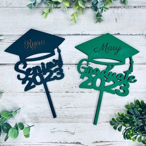 2023 Graduation Cake Topper Bundle SVG File, Personalized  Senior 2023 SVG, 2023 Graduate Laser Cut File, Class Of 2023 SVG