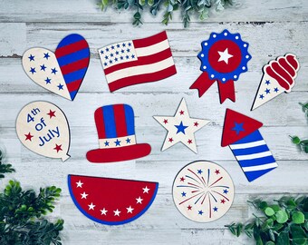 4th of July Kids Paint Kit Bundle, Patriotic DIY Paint Kit Laser Bundle svg File, July Fourth DIY Laser Files SVG, Glowforge svg File,