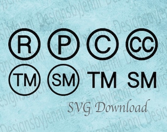 Copyright Symbol Bundle SVG-Datei, Copyright Logo Vorlage SVG Kunstdatei, Copyright Symbol SVG Schnittdatei digitaler Download