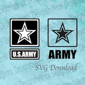 US Army SVG Bundle File, Armed Forces SVG Clipart, Patriotic svg Digital File