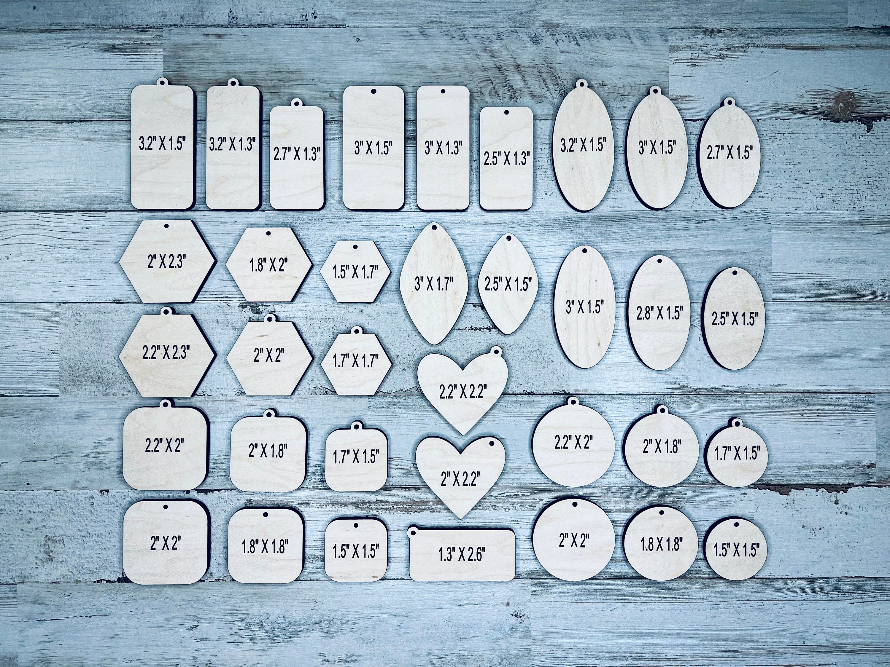 35 Keychain Template Bundle SVG File, Keyring Template Bundle Download ...
