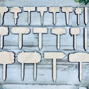 GartenStecker Vorlage SVG Bündel Datei, Garten Pfahl Vorlagen SVG Download, Pflanzenstecker SVG Bundle Digitale Datei, Leere Pflanzen Etiketten Datei
