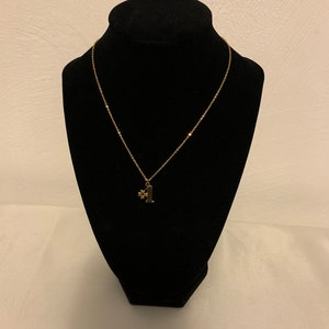 Beautiful Gold Necklace with #1 Charm - Children