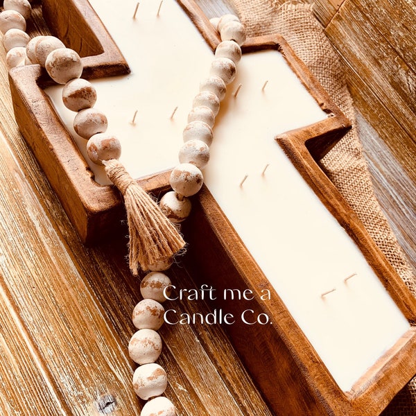 Wooden Cross Dough Bowl Etsy