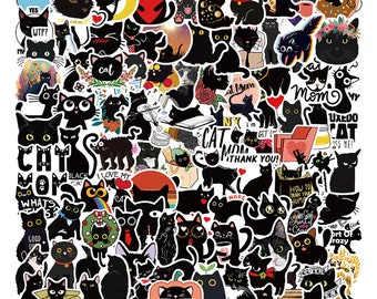 Kitty cup stickers, cat stickers, cute stickers, sticker set –  Robinscraftsuk