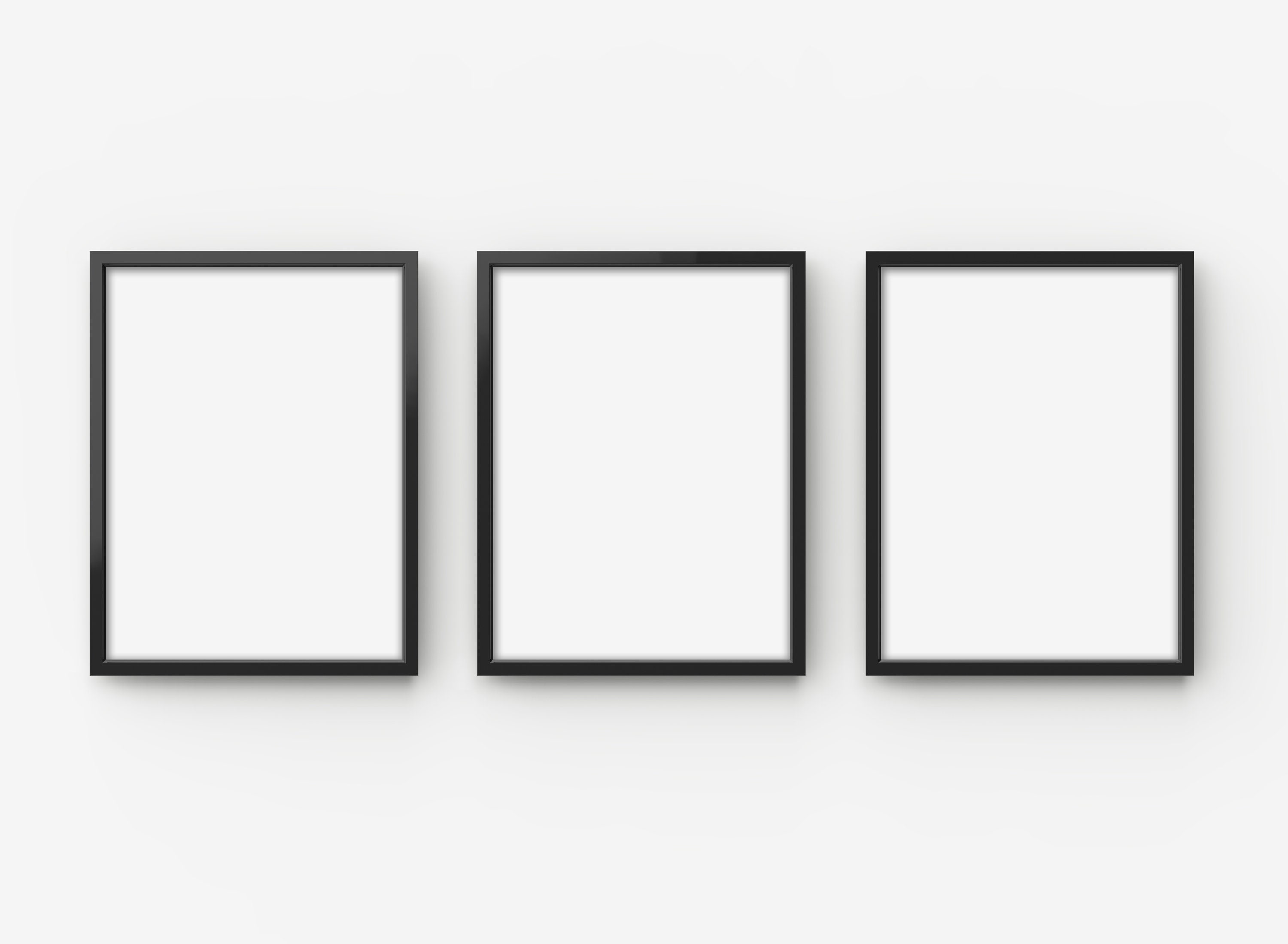 A4 A5 Thin Matt Black Photo Frame White Picture Frames Poster Frames ...