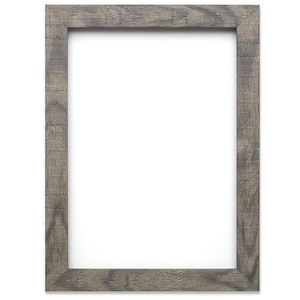 Rustic Wood Grain Shabby Chic Picture Frame photo frames, Poster Frame Natural White Grey Silver Black
