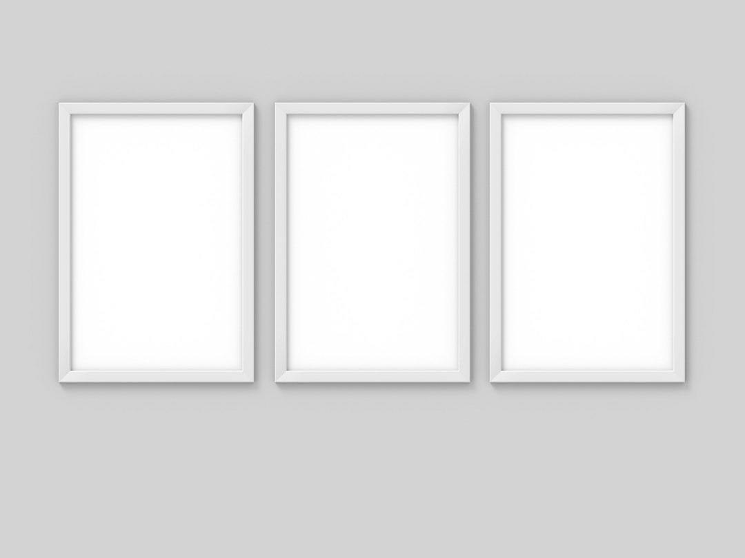 Thin Matt White Frame A4 , A5 Picture Frame / Handmade Photo Frames for