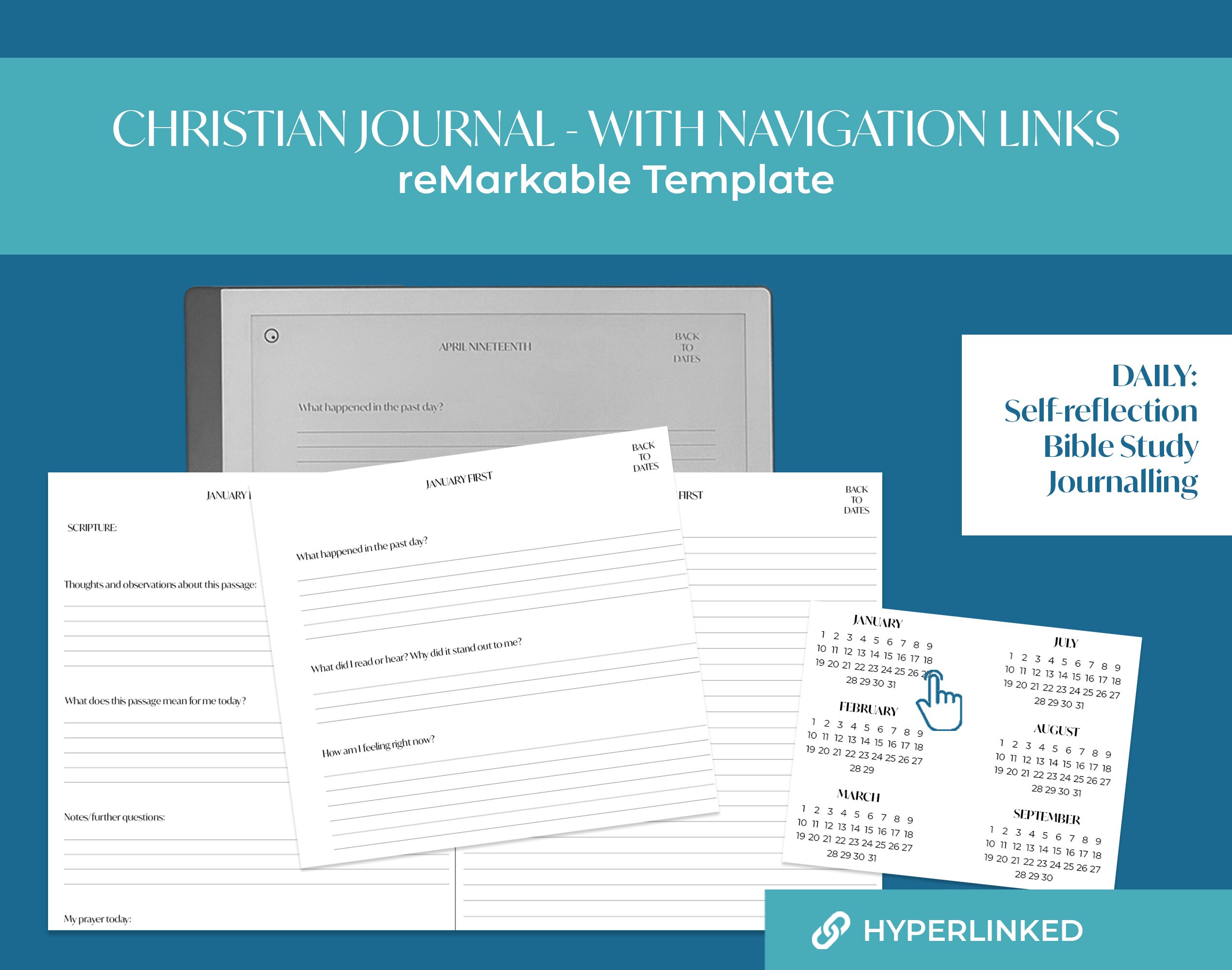 Remarkable Template Christian Journal - Etsy