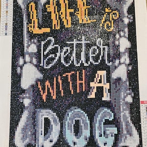 Diamond DIY Life is Better with a Dog
