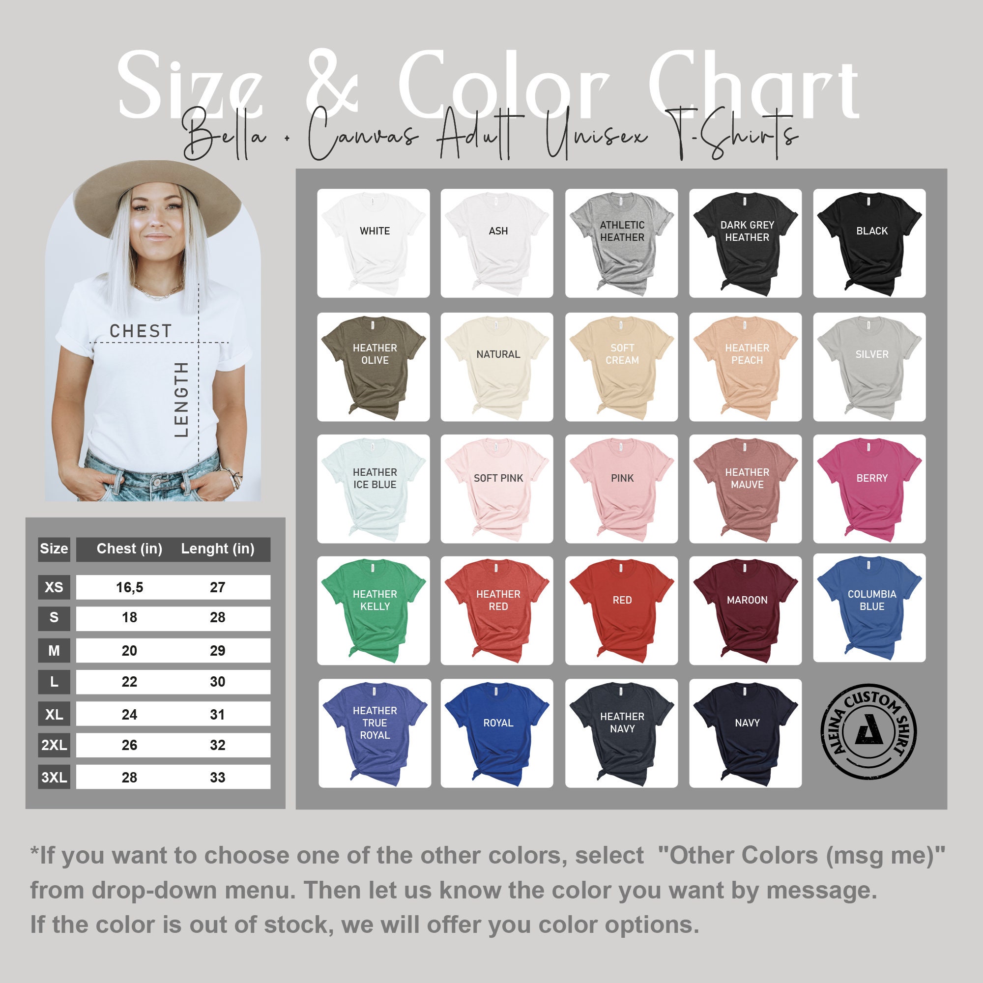 Size Guide, Jerseys, Hats & more