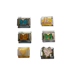 Various  9mm Italian charm links fits all design classic bracelet