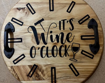 Cheese and Charcuterie Board - It's Wine O'Clock Serving Tray Meat and Cheese Tray