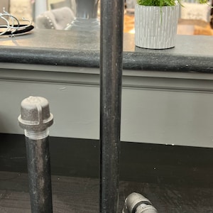 Industrial Black Pipe Paper Towel Holder