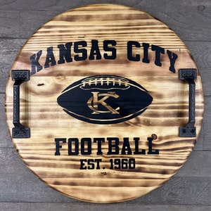 Charcuterie Board / Meat and Cheese Tray / Serving Tray - KC Football Est 1960