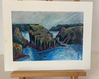 Paisaje marino rocoso