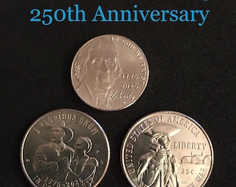2026 Semiquincentenial SemiQ- 2 coin PD Sets or single Coins ~ U Pic Dime Nickel or Quarter  - (not proofs)  FREE Comb Ship