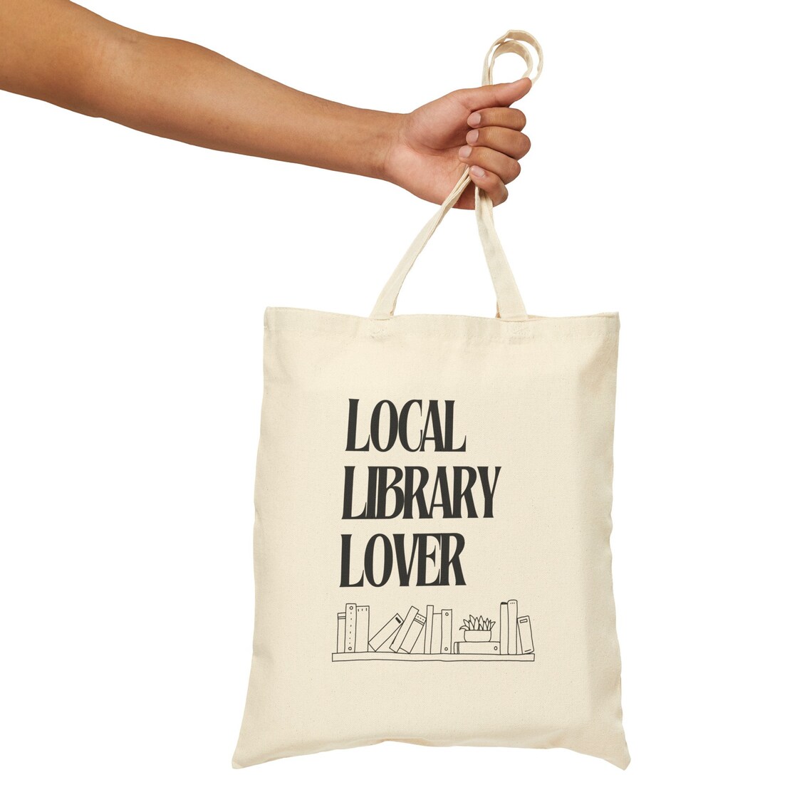 Local Library Lover Book Tote, Library Tote, Bookish Tote, Book Lovers ...