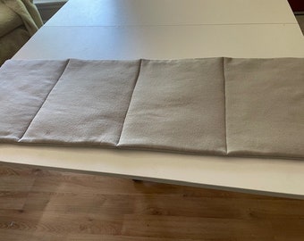 Small Gray Flannel Lap Cover