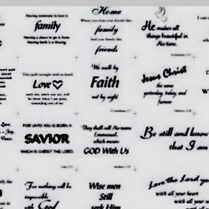 Bible Scriptures Lap Quilt/Blanket with Pocket