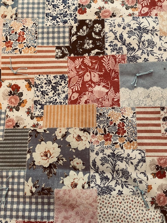 Beautiful Patchwork Design Lap Quilt with Pocket