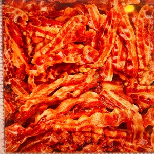 Bacon Lovers Blanket – Reversible Cotton Flannel Throw (46"x36")