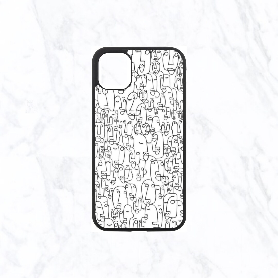 Abstract Faces Phone Case, iPhone 13, iPhone 12, iPhone 12 Pro, iPhone