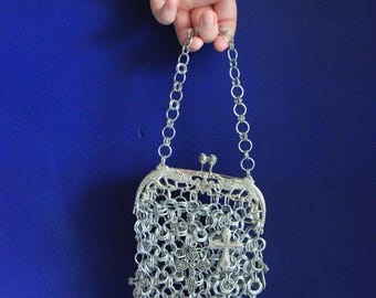 Borsa in maglia di maglia gotica