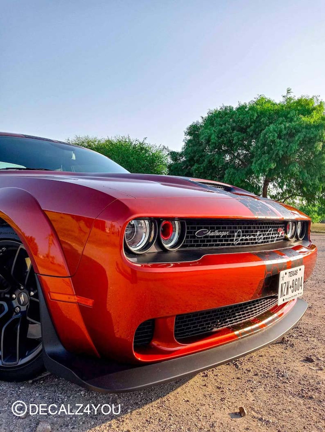 Honeycomb Racing Stripes Dual 10 for 2015 Challenger - Etsy