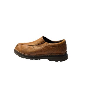 Dr. Martens Classic Slip-On Men\'s Leather Casual Shoes Brown Size‎ 10 Tipton Leather Slip On Shoes in Dark Brown | Dr. Martens main image 3