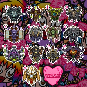 Class Crests Stickers, Water Resistant Stickers