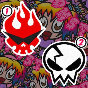 Gurren Lagann Stickers, Water Resistant Stickers