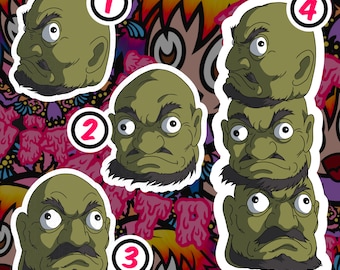Kashira, Water Resistant Stickers