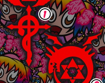 The Flamel, Homunculus Ouroboros, Permanent Vinyl Decal, Waterproof, UV Resistant, Indoor and Outdoor Use
