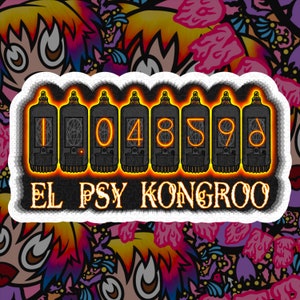 El Psy Kongroo, Water Resistant Sticker