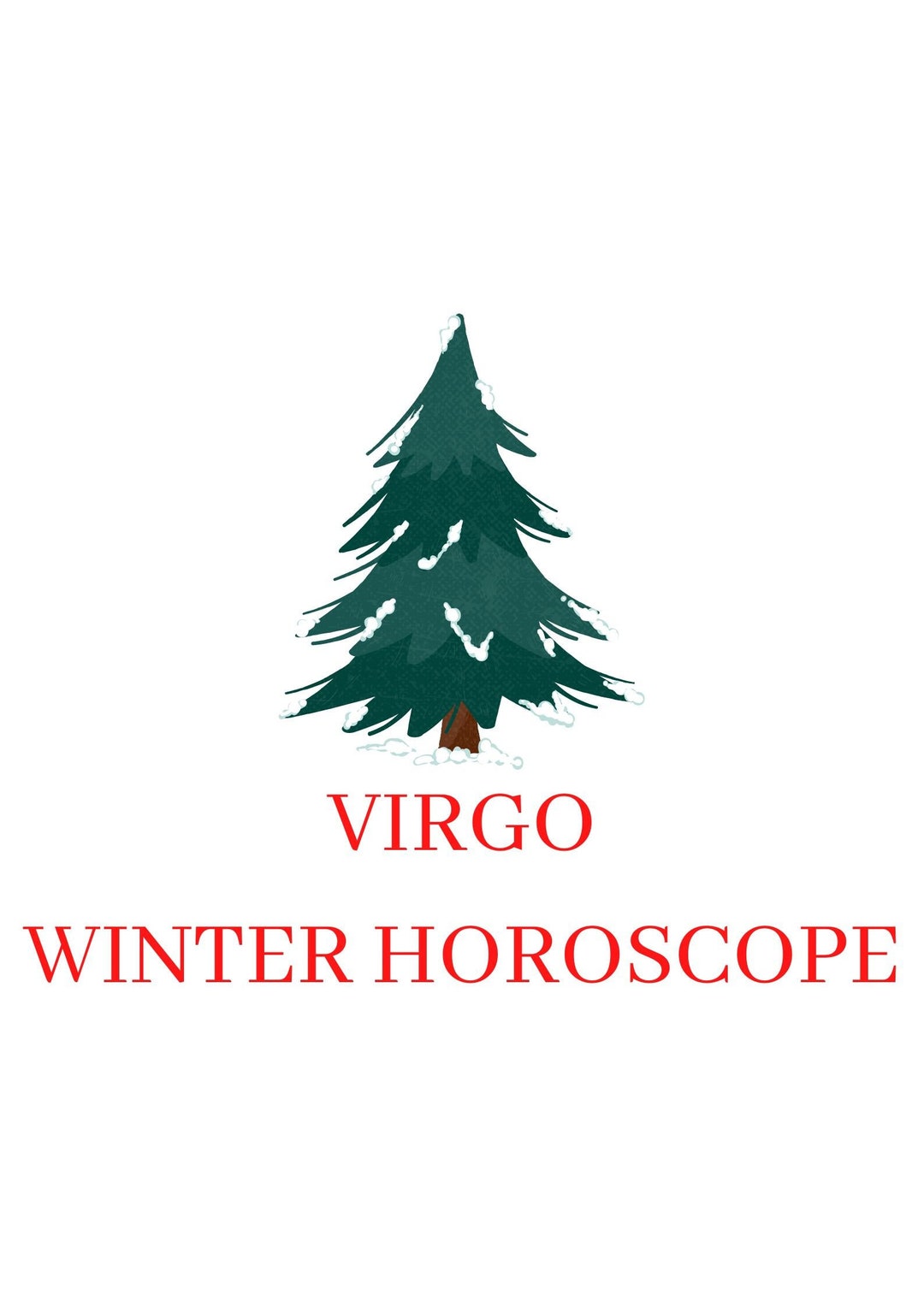 Virgo Season Horoscope Winter 2023 2024. Winter Season Etsy