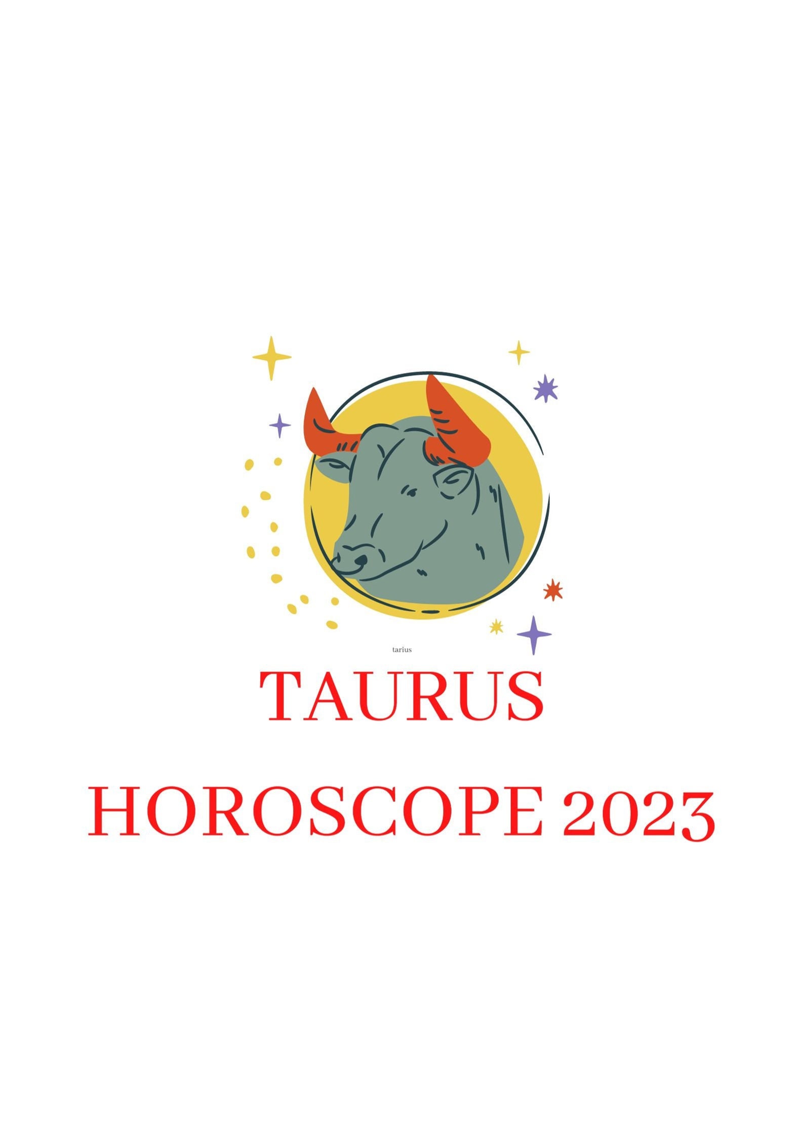 Taurus Yearly Horoscope 2023. Accurate Horoscope for Taurus Etsy Canada