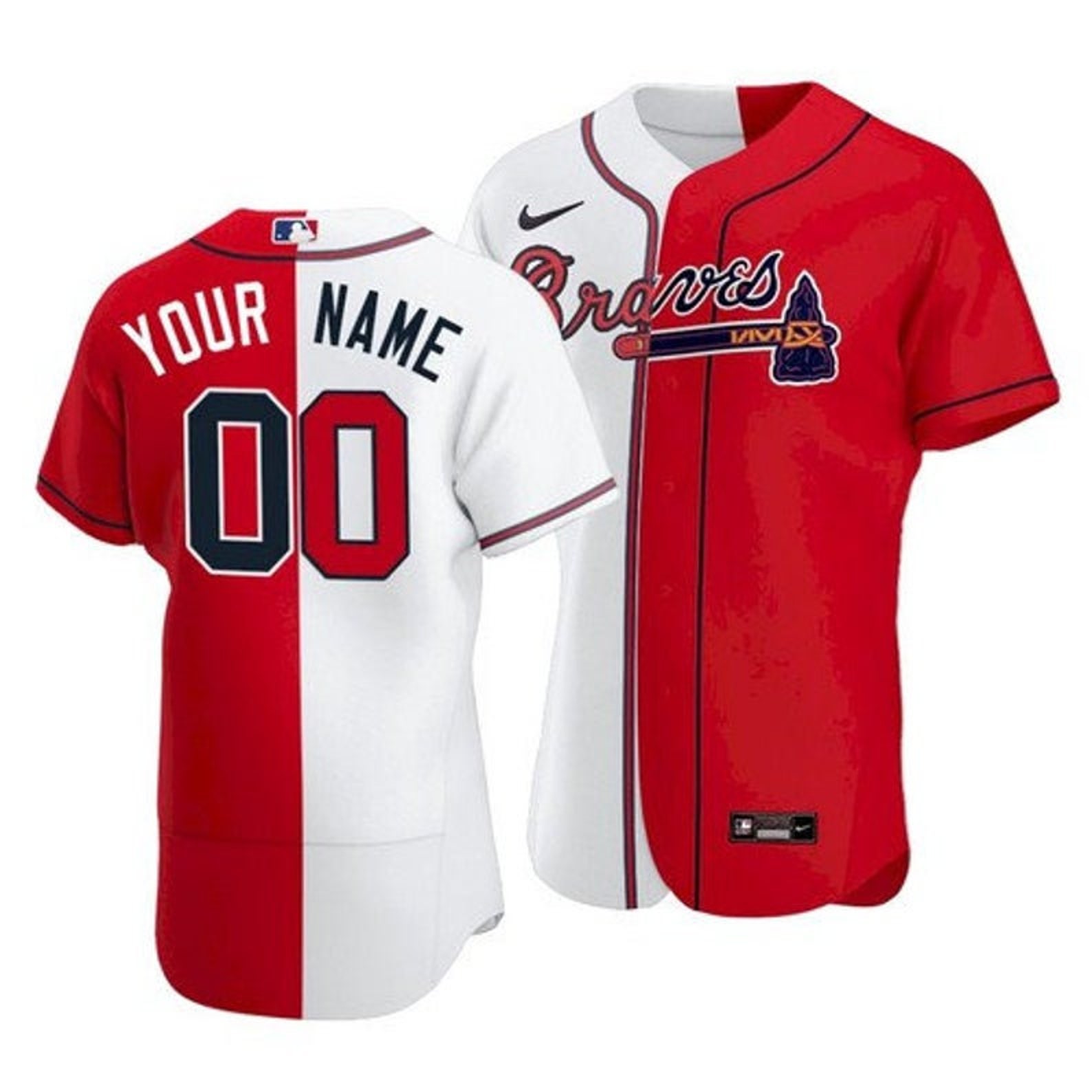 Atlanta Braves Custom RED 2021 RED Edition Jersey baseball Etsy
