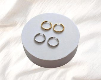 Stainless Steel Hoop Earrings for Tassels