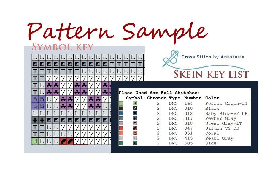 なか様オーダー分✳︎百合のパネル Cross Stitch Chart -japanese Garden, Pink Garden, Counted