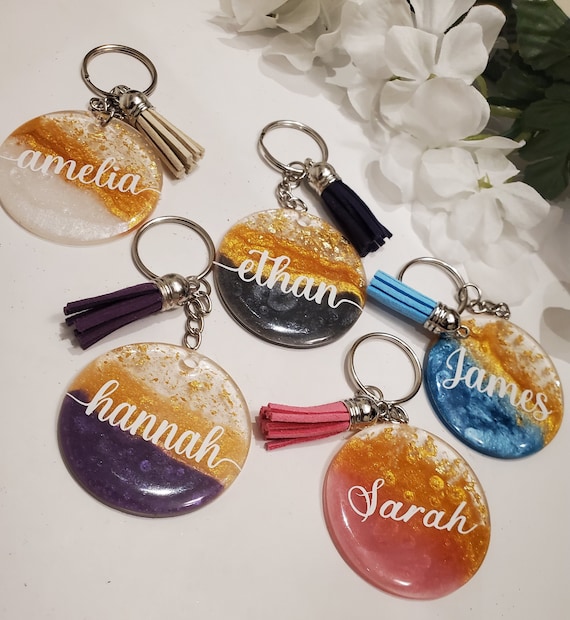 Personalized Acrylic Keychains Customacrylic Keychains Custom Key Tag  Diaper Bag Tag Backpack Tag Custom Keychain 