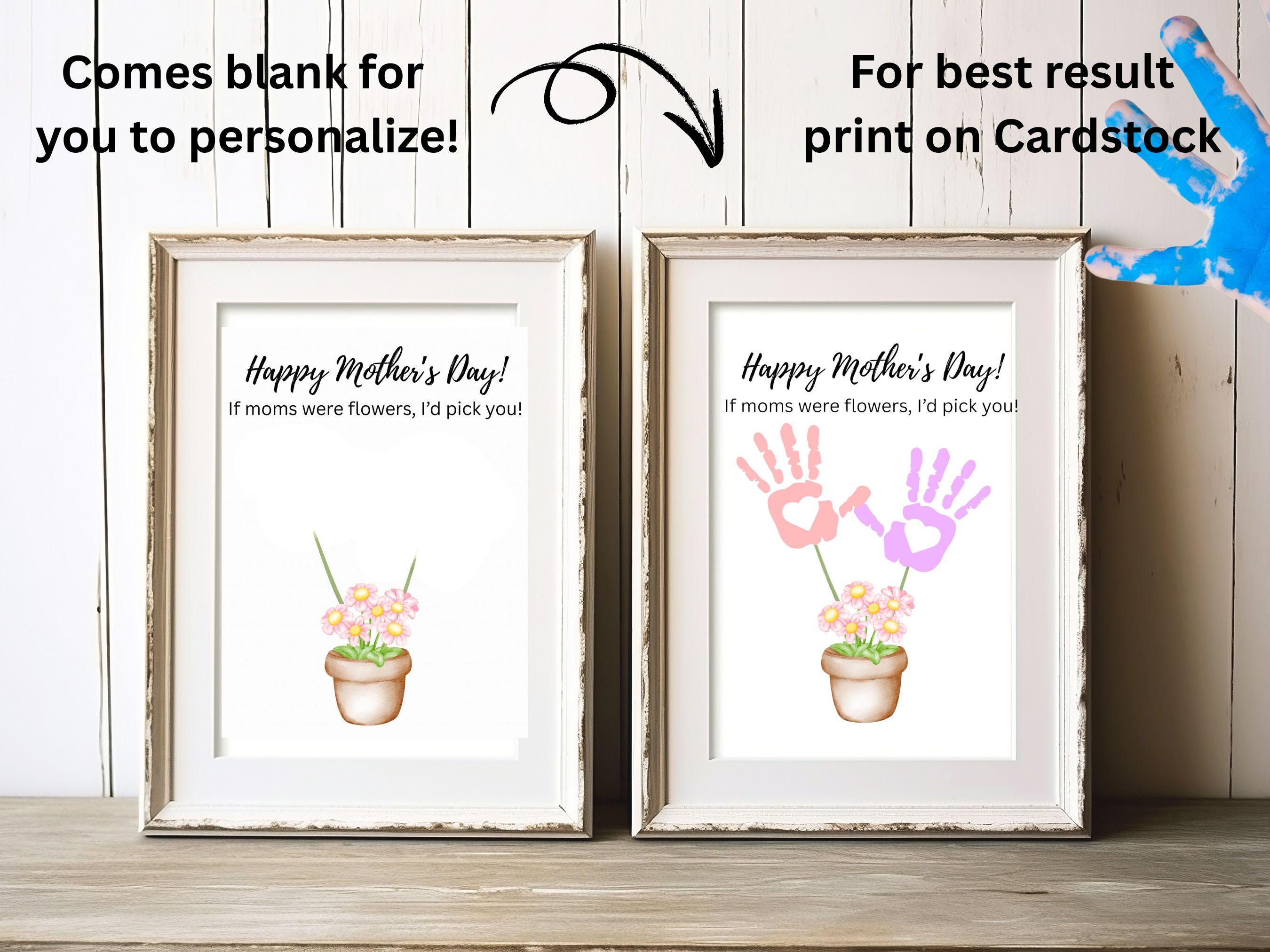 Mother’s Day Handprint Craft Bundle – 5 Printable Designs – DIY ...