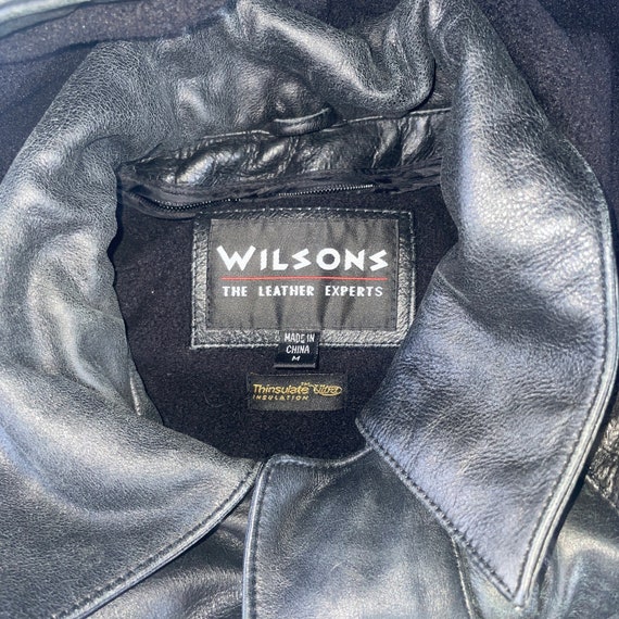 Vintage Wilson’s Leather Jacket Thinsulate Lined Medi… - Gem