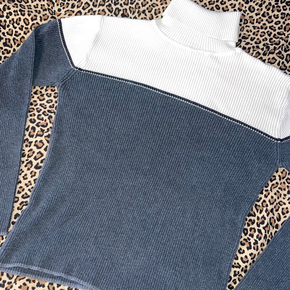 Vintage Gap Ribbed Colorblock 