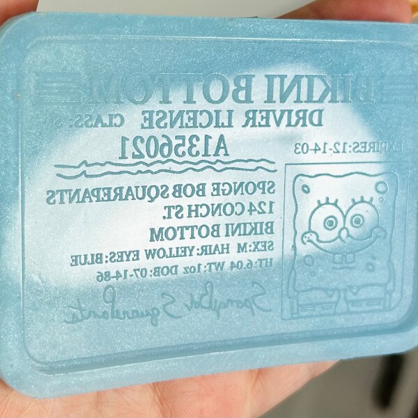 Bikini Bottom Drivers License Etsy