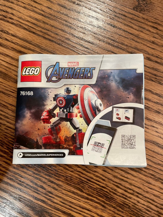 Lego Captain America Mech Armor 76168 Etsy Canada