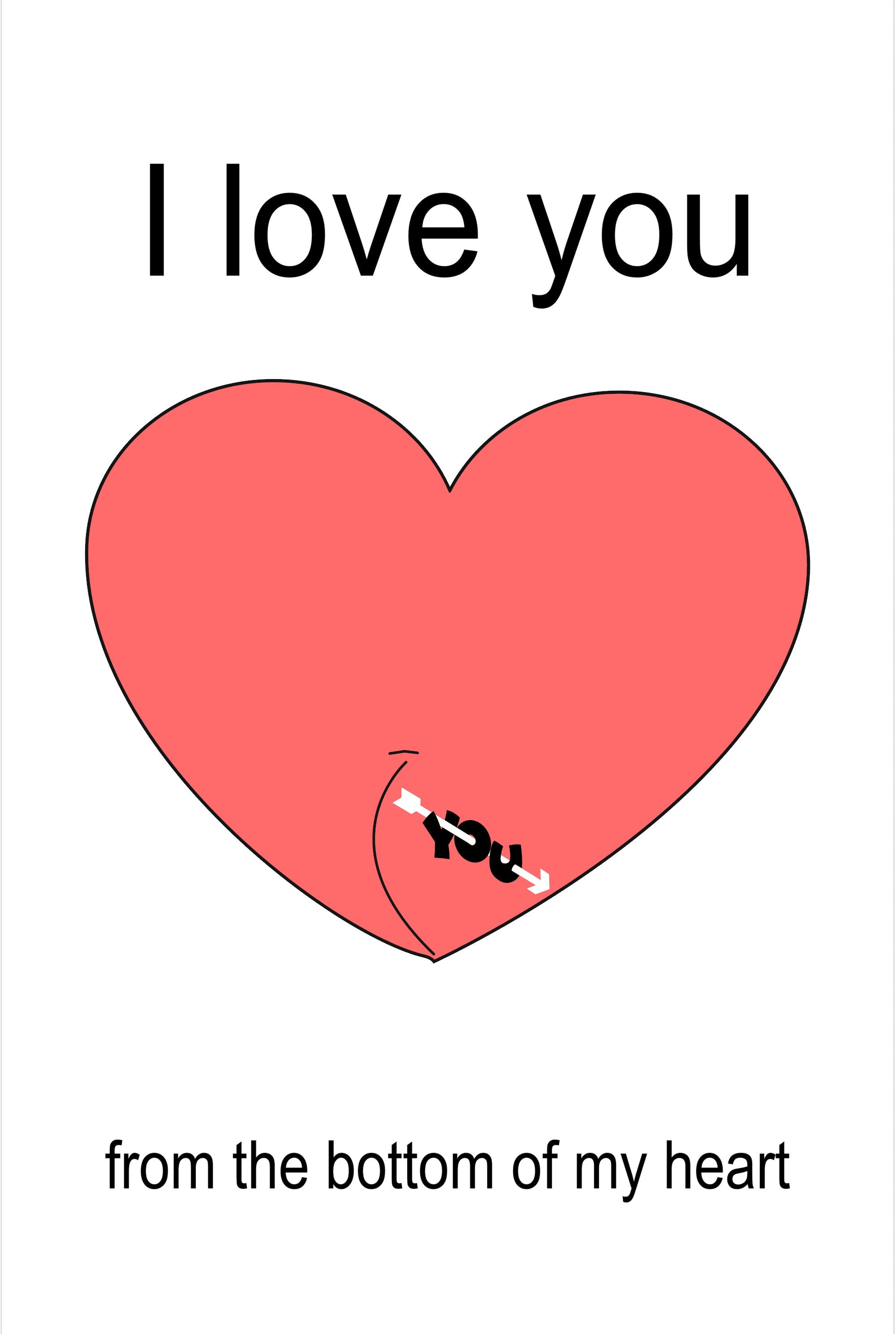 I Love You Template I Love You Template