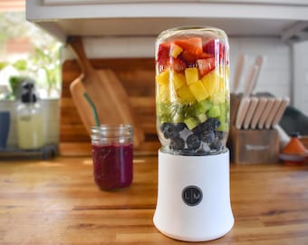 Mason Jar Blender Attachment for Wide Mouth Mason Jars Portable