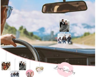 Benutzerdefinierte Lufterfrischer | Personalisiertes Geschenk Kundenspezifisches Foto Auto-Lufterfrischer | Benutzerdefinierte Lufterfrischer | Custom Car Freshies | Doppelseitiger Druck